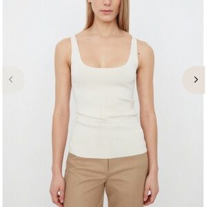 Toteme Urda Off-White Tank Top L